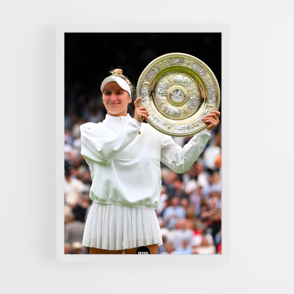 Poster Championne en Herbe – affiche Tennis (vue 3)